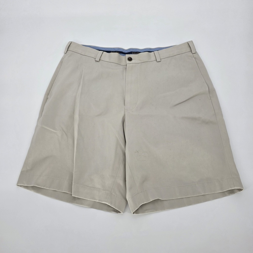 Brooks Brothers Shorts Mens 36 Khaki Chino Lightweight Advantage  Preppy Beige